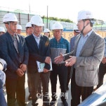 이상일 용인시장, 에코타운 현장서 주민편의시설 설치 관련 건의 사항 청취