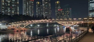 인천경제청, 교량 경관조명 새롭게 단장…밤에도 아름다운 송도 센트럴파크