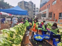 성남시 성남동, 사랑의 김장 담그기 행사 열어