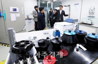 [포토] 오승록 노원구청장, 벤치마킹 차 서울바이오허브 방문