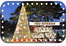 기장군, 도심 활력소 정관윗골공원 불빛 향연으로 각광