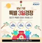 경륜경정, 설날기념 특별 3일 경정 개최한다