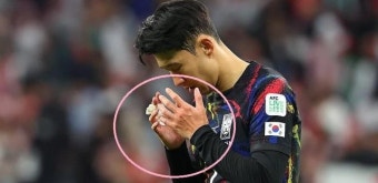 '핑퐁 사태' 손흥민, 손가락 고통 '심각'...