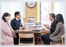 [창원시 소식]홍남표 창원시장, 신임 경남동부보훈지청장 환담