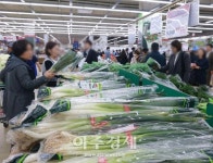 [포토] 875원 대파 구매하는 시민들