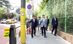 오병권 부지사, 용인에서 어린이 안전 현장 점검