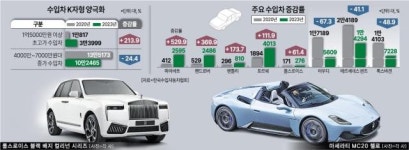 슈퍼카 3대장 韓시장 공략 강화...수입차 구매도 K자형 양극화
