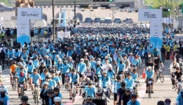 [포토] 중앙일보·JTBC, 2024 서울 자전거대행진