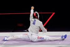 [파리올림픽 2024] 오상욱 한국 남자 사브르 개인전 첫 금...'개인전 그랜드슬램'