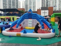 의왕시, 찾아가는 아동 물놀이장 아이들 호응 높아