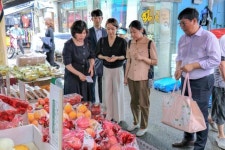 강정애 장관, 서울현충원 인근 흑석시장 찾아 애로 사항 청취