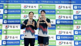 화순군청 배드민턴부, 전국선수권대회 여자 복식 준우승