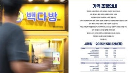 석 달 기다려달라더니... 백종원, 논란 속 빽다방 가격 인상