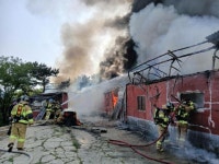 부산 사하구 구평동 농장 건물서 화재…인명피해 없어