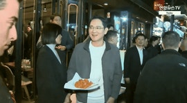 [영상] 치킨값 누가 냈나... 젠슨 황 