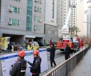 안양소방, 고시원 전술훈련·소방차 퍼레이드로 화재 예방 강조
