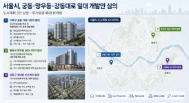 서울시 도시계획 3건 상정…궁동·망우동·강동대로 일대 개발안 심의