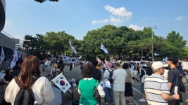 잠실 개표소 진입 불발…
