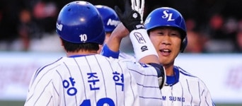 [삼성-히어로즈]강봉규 결승 솔로 홈런...삼성 히어로즈에 5연승