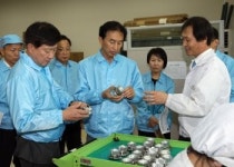 최규연 조달청장, LED 생산업체 방문