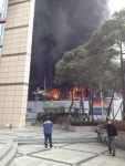 구로디지털단지 화재, 공사 현장서 불…검은 연기 치솟아