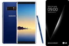삼성 갤럭시노트8·LG V30…9월 21일 동시 출격