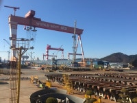 [중형조선사 위기-1] STX조선 생존의 담금질…진해조선소 가보니