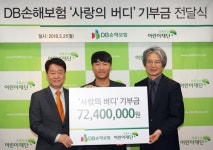 DB손보,  사랑의 버디 적립금 초록우산 어린이재단 전달