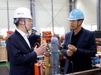 김종호 기보 이사장, 작년 태풍 극복 기업 비에스시시 방문