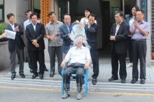 부산법무사회장도 얼음물 샤워