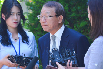 [포토] 입장 발표하는 양승태 전 대법원장
