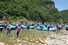 원주지청·법사랑 원주, 한마음 동강 래프팅 캠프 