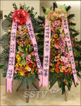 [SS포토] '윤희석 결혼' 하정우-지진희-염정아-김성수, '화환으로 대신해요~'