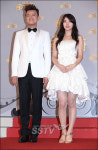 [SS포토] 'KBS 연기대상' 박진영-수지, '오늘은 배우예요!'