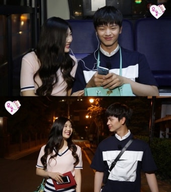 '우리결혼했어요' 육성재-조이, 신혼집 찾아가는 길은 핑크빛 길