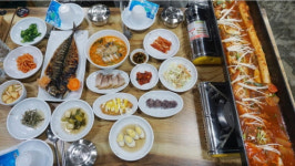 칼칼한 통갈치조림 맛이 일품인 산방산 올레마당