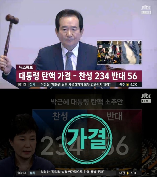 야당 6당, 윤석열 대통령 탄핵 소추안 국회에 제출 중