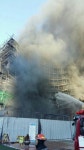 부산 수영구 한바다중학교 증축공사 현장서 화재…1층서 사망자 1명 발생