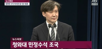 조국 신임 민정수석 