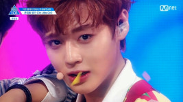 프로듀스101 시즌2 오리틀걸 박지훈 꾸꾸까까부터 문쾅까지, 네버 박우진은 현아 등장에 동공 확장?
