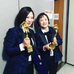 김숙, 송은이와 함께 라디오 DJ상 받아…언니네 라디오 청취자 여러분 진짜 감사합니다