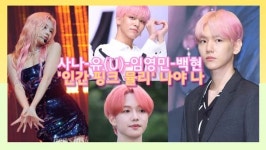 [비주얼 치트키] 인간 핑크 뮬리에 홀릭 슈퍼엠 백현·트와이스 사나·에이비식스 임영민·온앤오프 유 [인싸TV] 