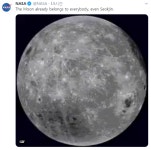 나사(NASA)에도 아미가?..방탄소년단 진에게 달 줬으면 팬 요청에 깜짝 답변