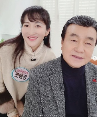 조애경, 한인수와 '체인지' 출연 인증샷 