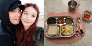 주상욱 아내 차예련, 딸 연아 유치원 등원 앞둔 심경 식판 연습..벌써 눈물이