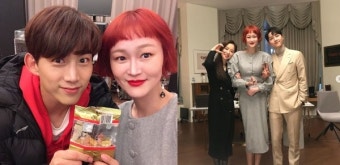 '빈센조' 모델 이혜정, 남편 이희준과 특별출연 후 송중기-옥택연과 다정샷