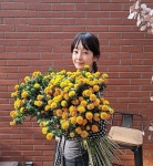 보쌈 명세빈, 꽃다발 들고 노메이크업으로 전한 근황 운동후에