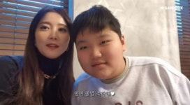 오윤아, 아들 중학교 졸업식…영어도 척척 잘하는 민이♥