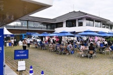 [NI포토] 골프존-도레이 오픈, 푸드트럭 운영 소상공인 도움