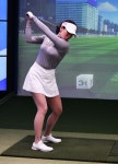 [NI포토] 김채원 프로, 가녀린 몸에서 나오는 파워
